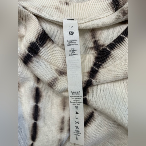 LULULEMON TIE DYE CREWNECK SWEATER - Picture 8 of 11